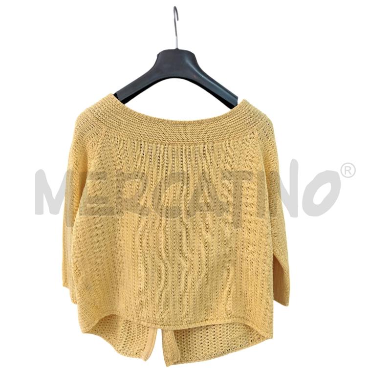 CARDIGAN DONNA LUISA SPAGNOLI GIALLO | Mercatino dell'Usato Napoli 2
