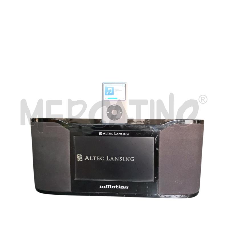 CASSA ALTEC LANSING IN MOTION+IPOD 160 GB | Mercatino dell'Usato Napoli 1