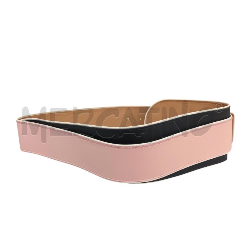 CINTURA DONNA ELISABETTA FRANCHI ROSA NERA | Mercatino dell'Usato Napoli 4