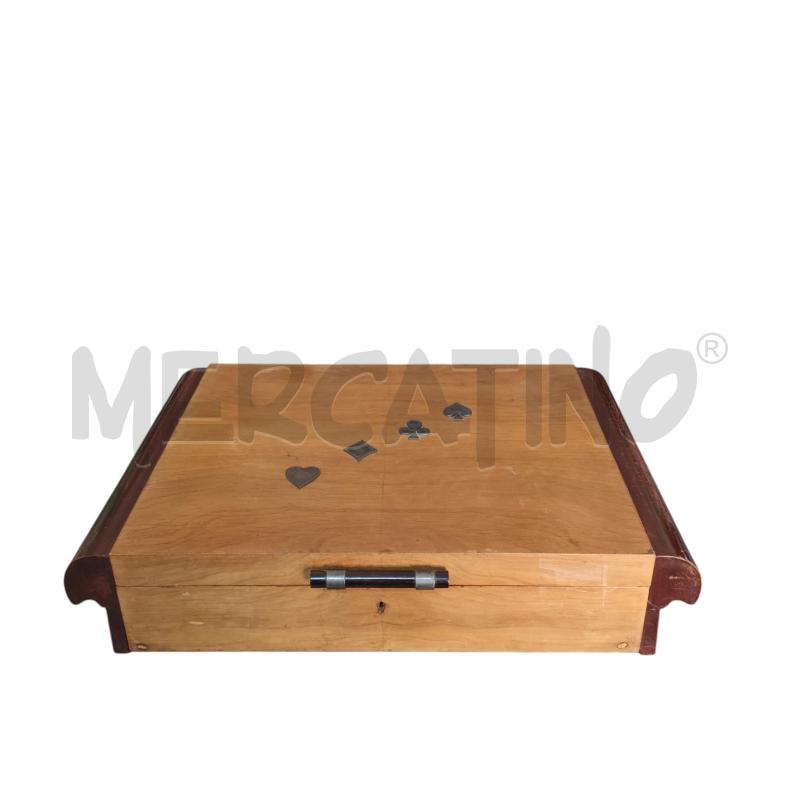 COFANETTO DA GIOCO LEGNO ROULETTE SCACCHI | Mercatino dell'Usato Napoli 2
