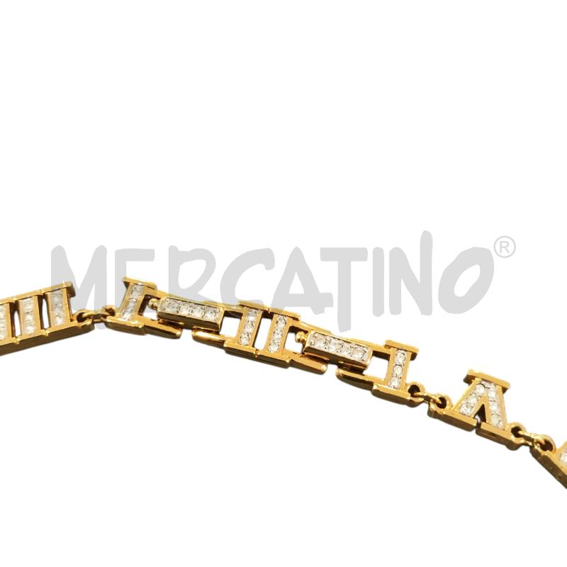 COLLANA DORATA NUMERI ROMANI STRASS | Mercatino dell'Usato Napoli 3