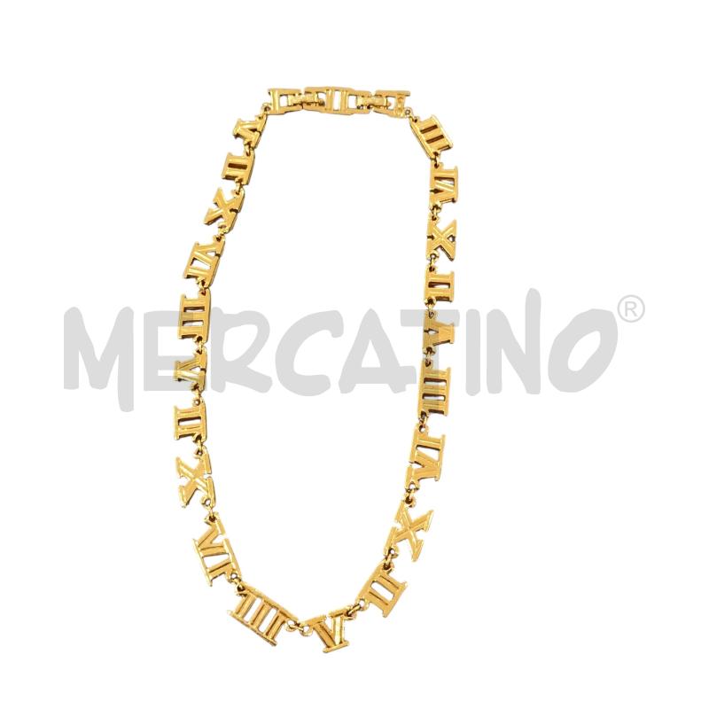 COLLANA DORATA NUMERI ROMANI STRASS | Mercatino dell'Usato Napoli 4