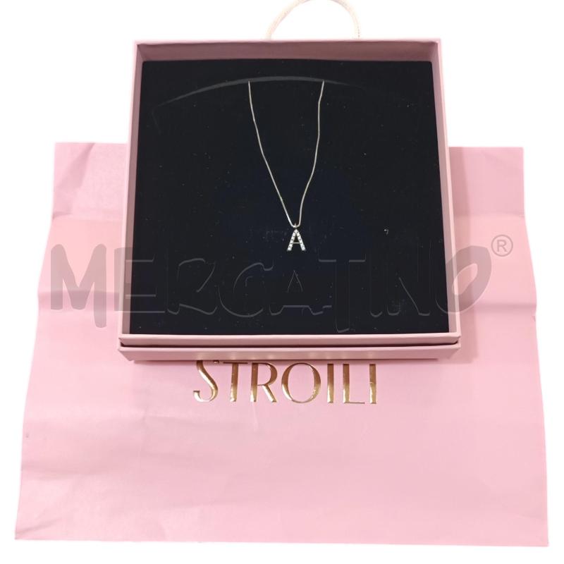 COLLANA STROLIL + CIONDOLO LETTERA A  | Mercatino dell'Usato Napoli 1