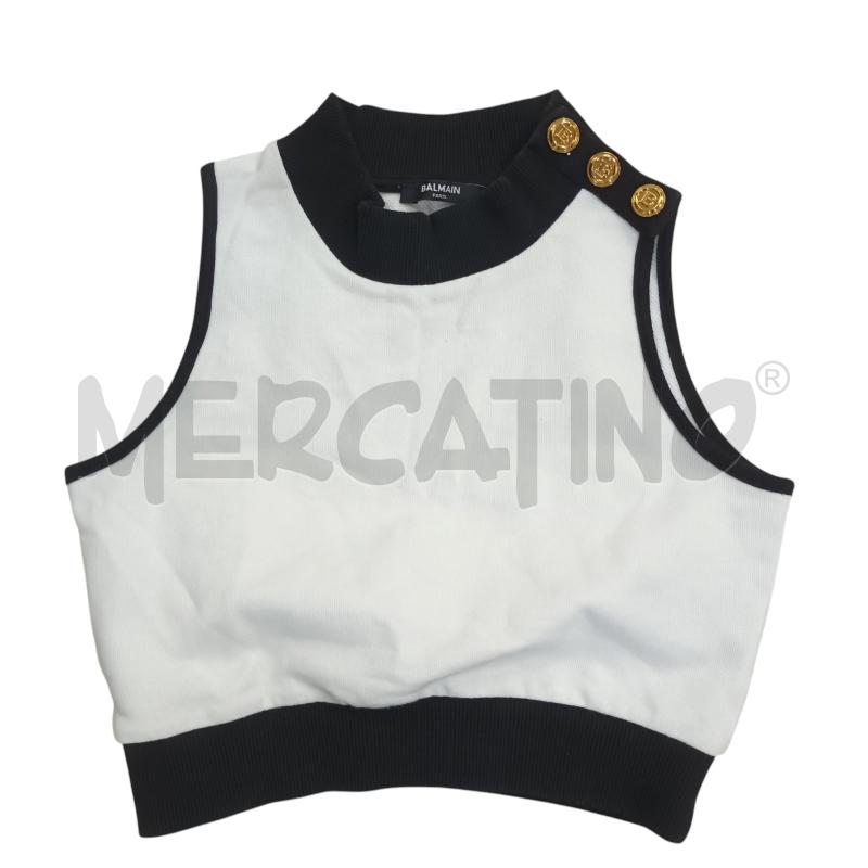 COMPLETO BAMBINO BALMAIN NERO BIANCO | Mercatino dell'Usato Napoli 4