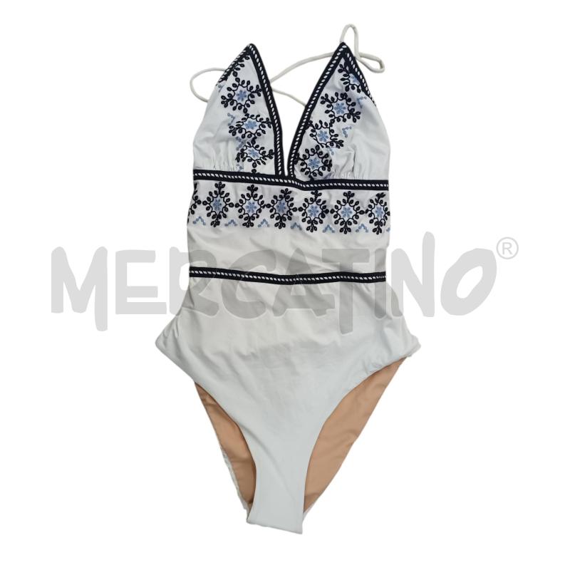 COSTUME DONNA ERMANNO SCERVINO BIANCO VERDE | Mercatino dell'Usato Napoli 1