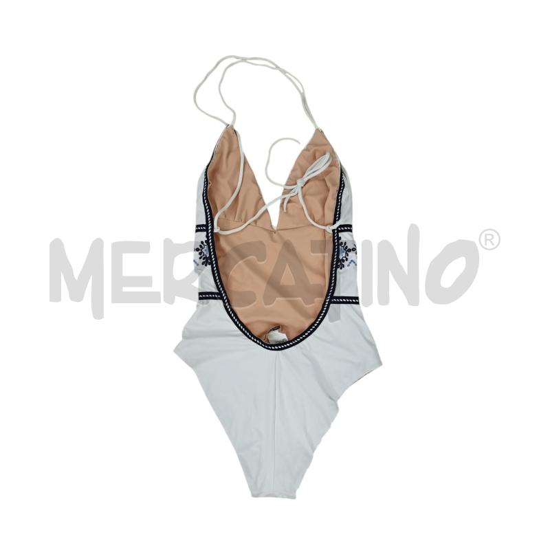 COSTUME DONNA ERMANNO SCERVINO BIANCO VERDE | Mercatino dell'Usato Napoli 3