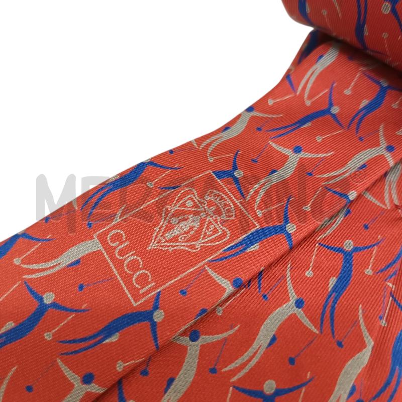 CRAVATTA GUCCI ROSSA  CON PERSONAGGI | Mercatino dell'Usato Napoli 4
