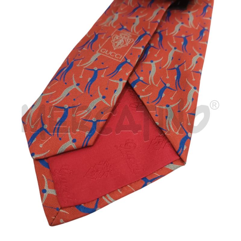 CRAVATTA GUCCI ROSSA  CON PERSONAGGI | Mercatino dell'Usato Napoli 5