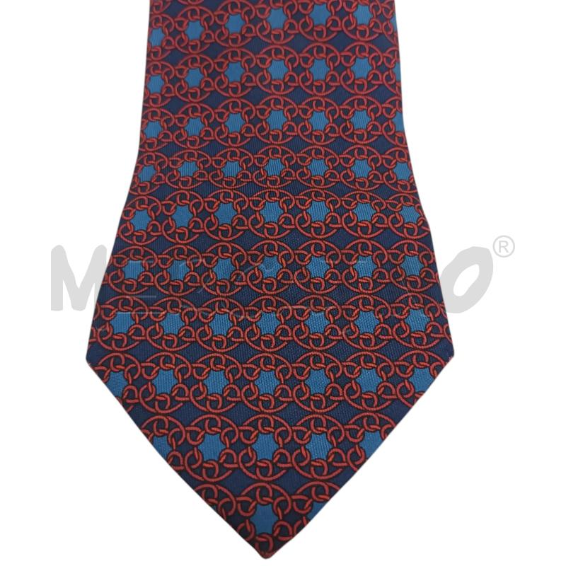 CRAVATTA HERMES BLU ROSSA | Mercatino dell'Usato Napoli 2