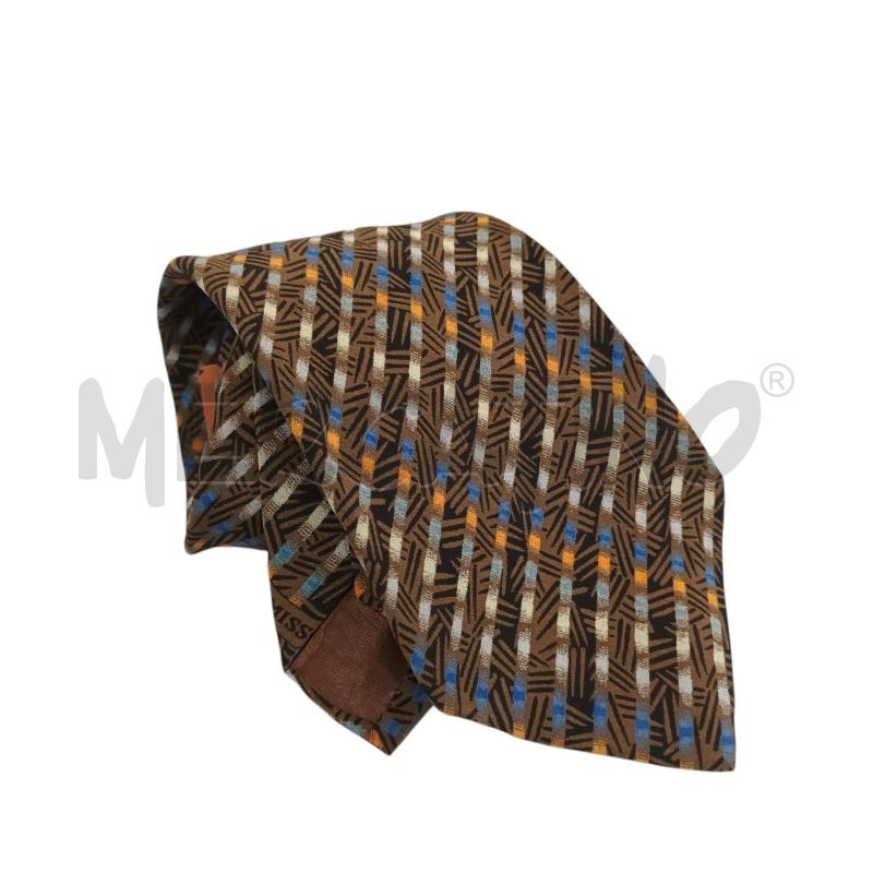 CRAVATTA MISSONI MARRONE ARANCIO BLU | Mercatino dell'Usato Napoli 1