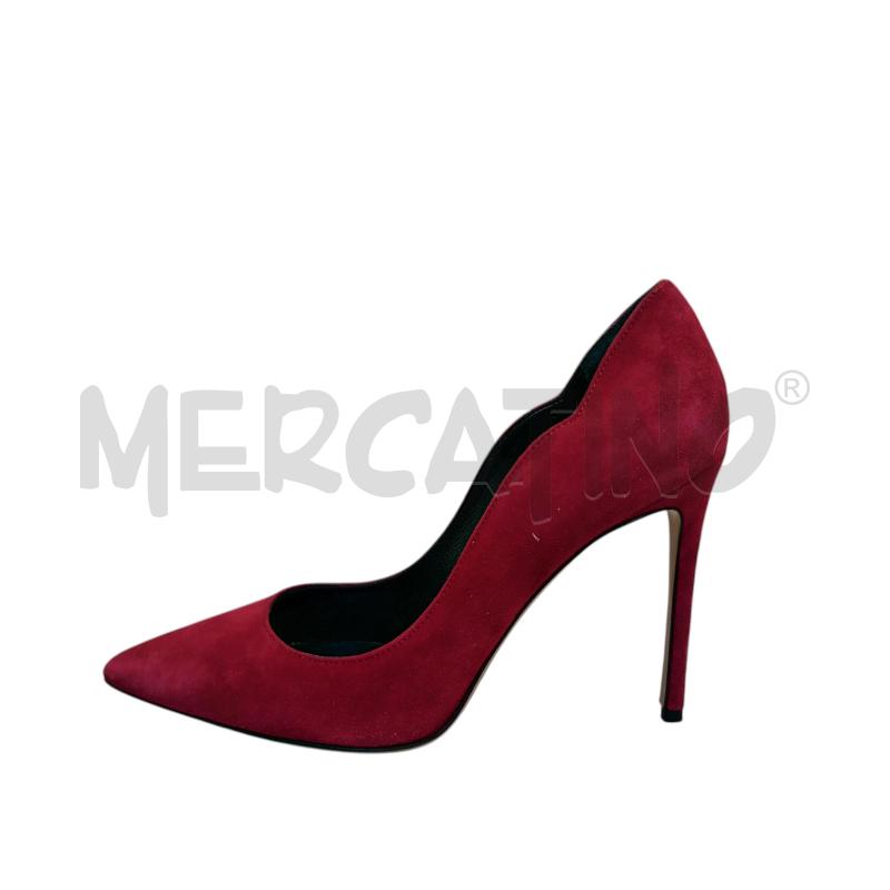 DECOLLETE CASUCCI ROSSO VELLUTINO | Mercatino dell'Usato Napoli 3