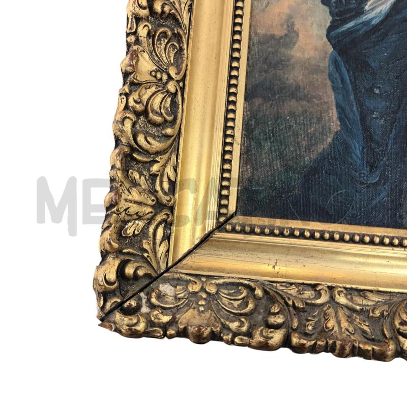 DIPINTO MADONNA CON BAMBINO CORNICE DORATA | Mercatino dell'Usato Napoli 2