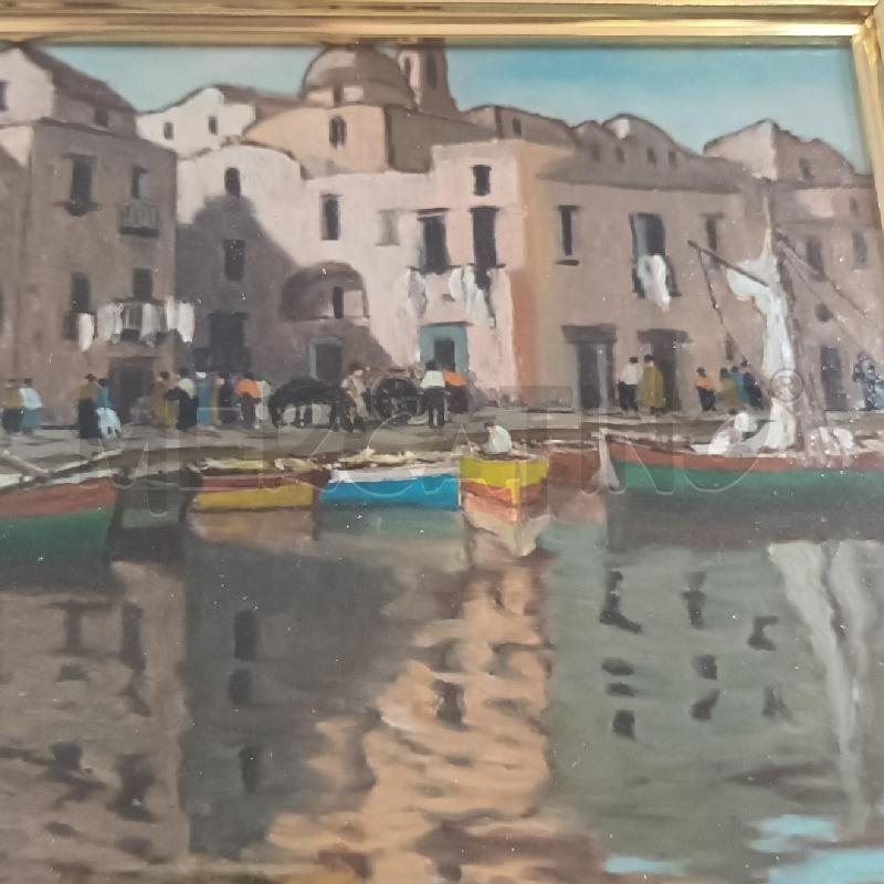 DIPINTO MARINA CORNICE RADICA | Mercatino dell'Usato Napoli 4