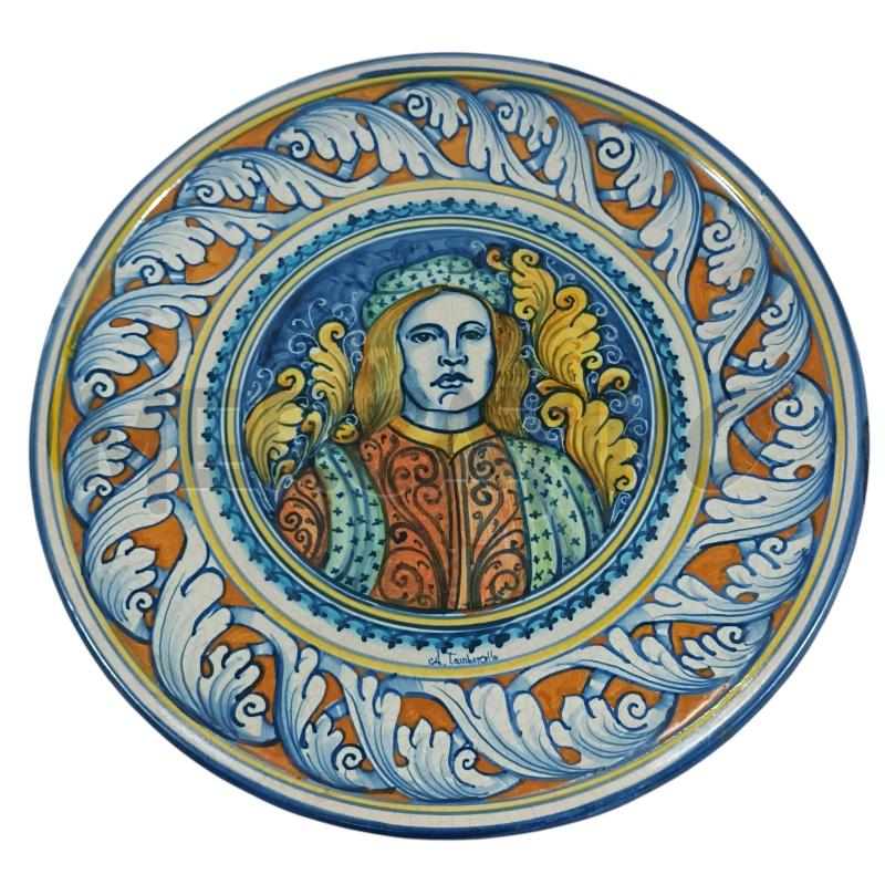 DIPINTO TAMBERCELLO FIGURA UOMI COL BLU | Mercatino dell'Usato Napoli 1