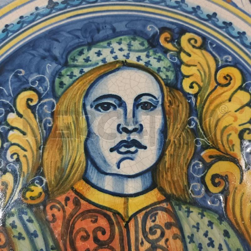 DIPINTO TAMBERCELLO FIGURA UOMI COL BLU | Mercatino dell'Usato Napoli 2