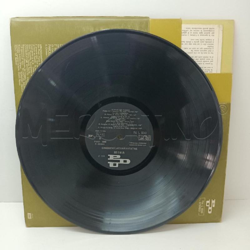 DISCO 33 GIRI MINA CINQUEMILAQUARANTADUE | Mercatino dell'Usato Napoli 4