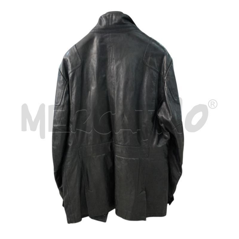 GIACCONE UOMO BOSS PELLE NERO CHIUSURA ZIP CIAPPE | Mercatino dell'Usato Napoli 2