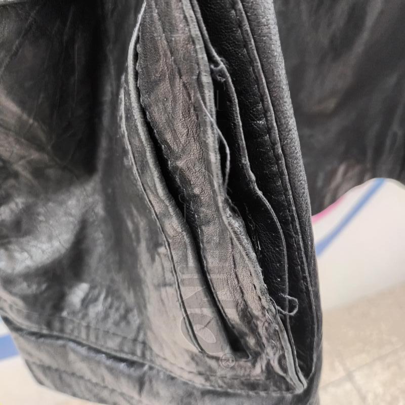 GIACCONE UOMO BOSS PELLE NERO CHIUSURA ZIP CIAPPE | Mercatino dell'Usato Napoli 3