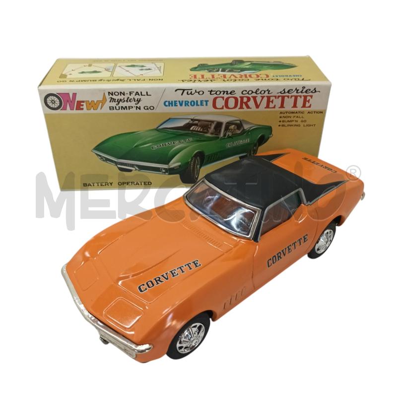GIOCO DI LATTA BATTERIE CORVETTE ARANCIONE NERA | Mercatino dell'Usato Napoli 1