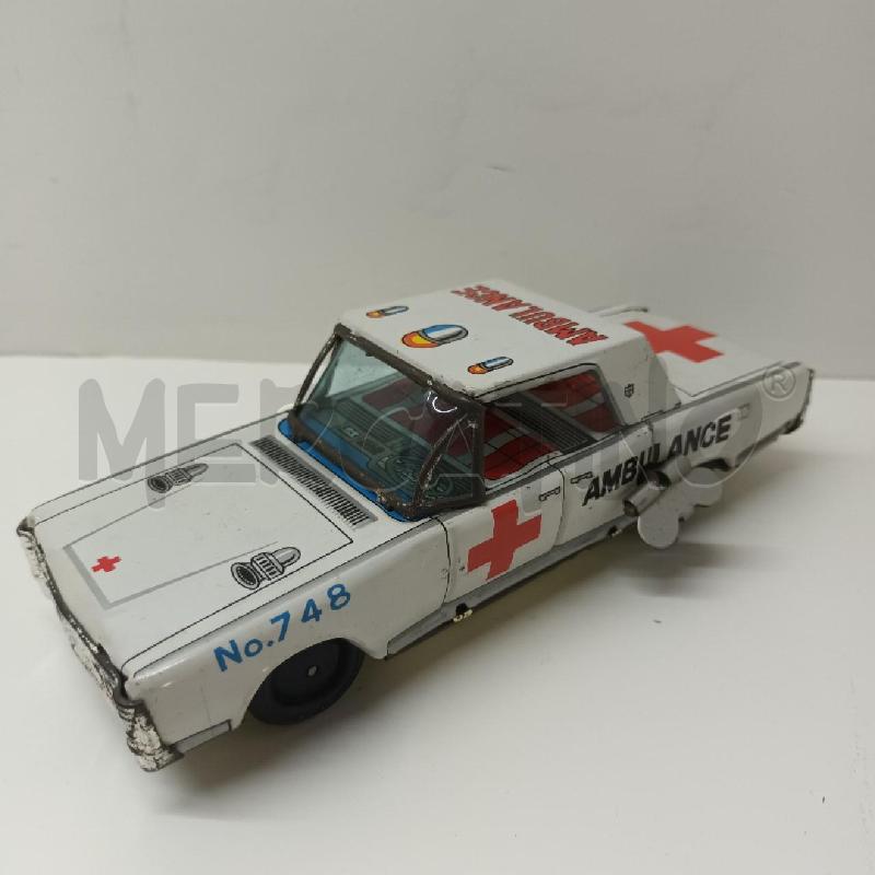 GIOCO DI LATTA CORDA AUTO AMBULANCE | Mercatino dell'Usato Napoli 1