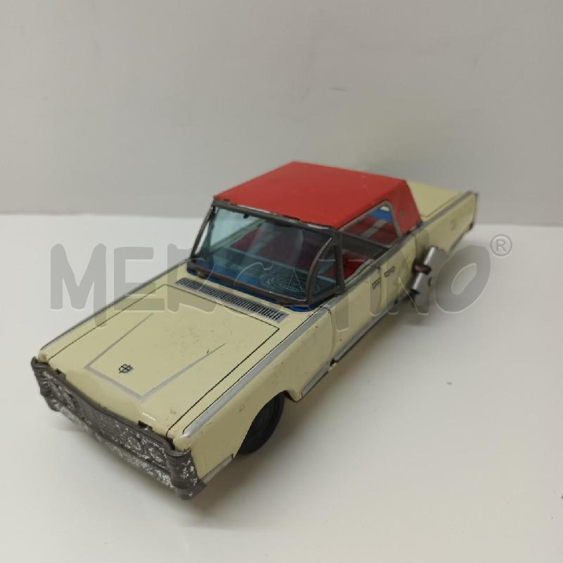 GIOCO DI LATTA CORDA AUTO BEIGE ROSSA | Mercatino dell'Usato Napoli 1