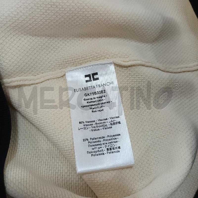 GONNA ELISABETTA FRANCHI BEIGE NERO | Mercatino dell'Usato Napoli 5