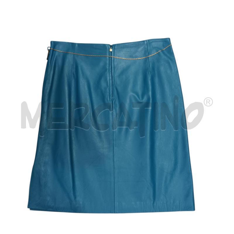GONNA VERSACE PELLE AZZURRA | Mercatino dell'Usato Napoli 3