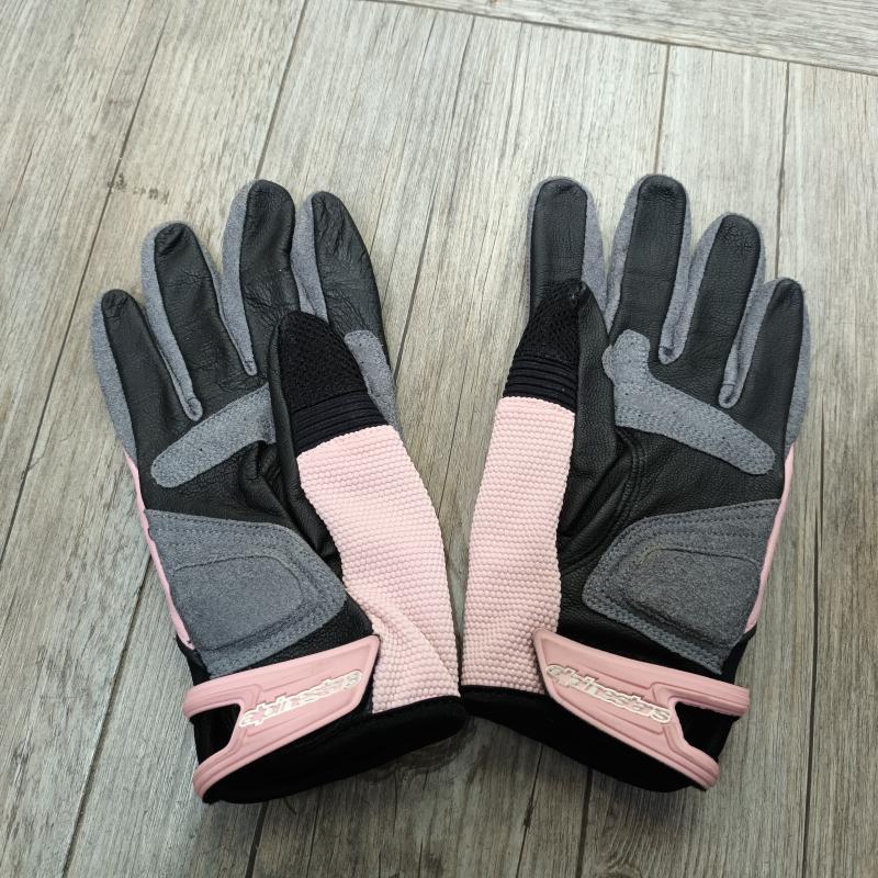 GUANTI DONNA MOTO ALPINESTAR ROSA GRIGIO