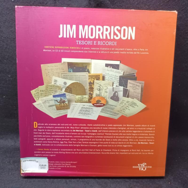 JIM MORRISON. TESORI E RICORDI. CON CD AUDIO | Mercatino dell'Usato Napoli 2