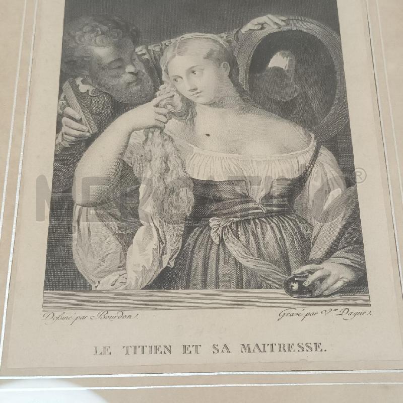 LITOGRAFIA DONNA LE TITIEN ET SA MAITRESSE | Mercatino dell'Usato Napoli 5