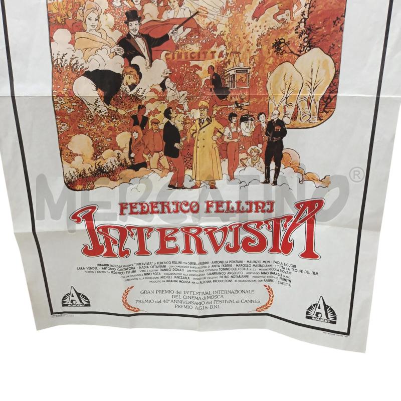 LOCANDINA FEDERICO FELLINI INTERVISTA | Mercatino dell'Usato Napoli 2