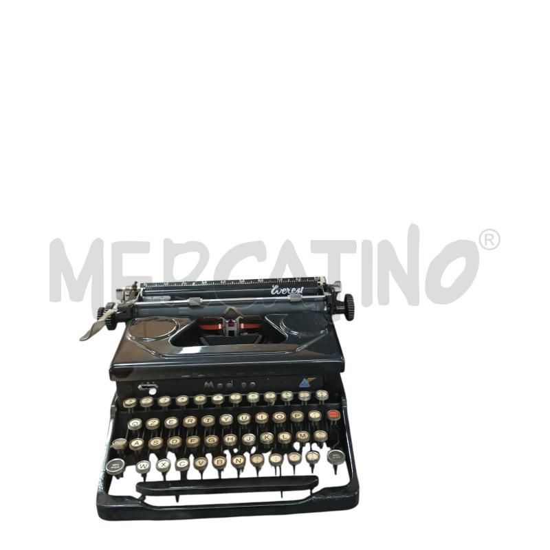 MACCHINA DA SCRIVERE EVEREST MOD 90 NERA  | Mercatino dell'Usato Napoli 3