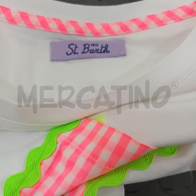 MAGLIA DONNA ST. BARTH BIANCA TASCHINO GIALLO FLUO | Mercatino dell'Usato Napoli 4