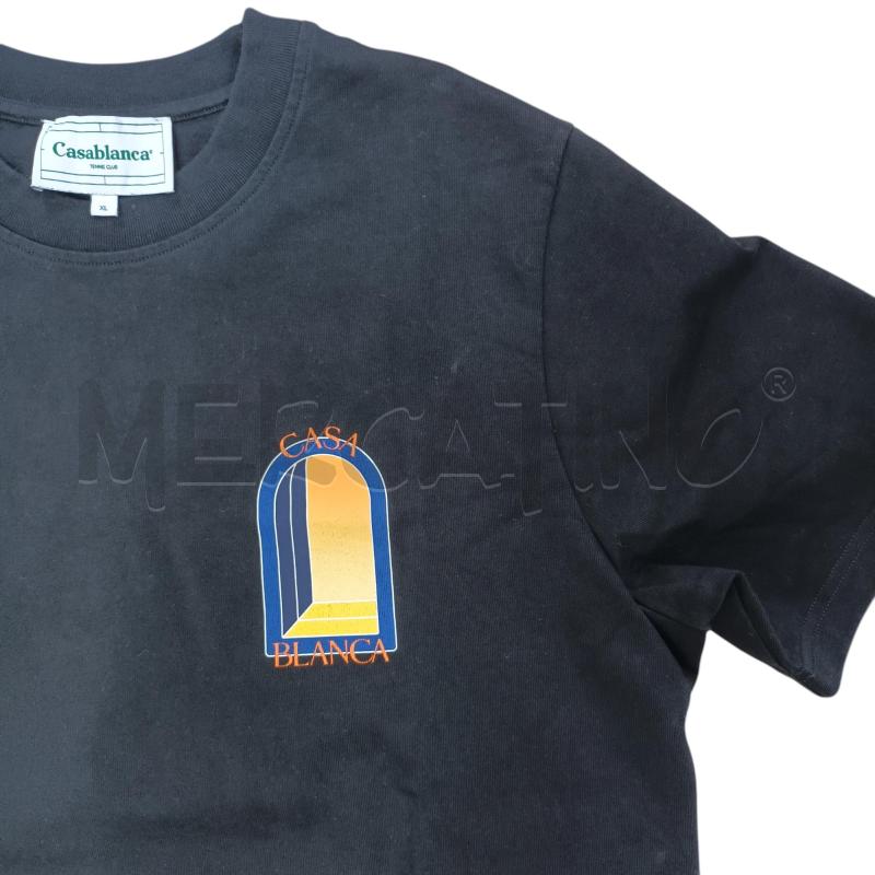 MAGLIA UOMO CASABLANCA NERA STEMMA GIALLO | Mercatino dell'Usato Napoli 3