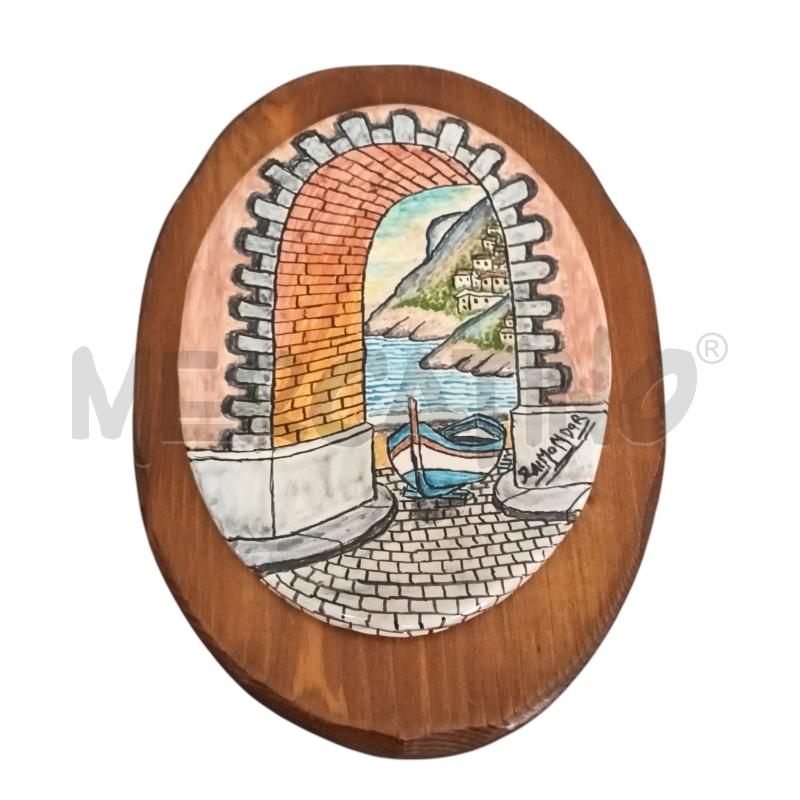 MEDAGLIONE CUPOLA CHIESA CON CASE  | Mercatino dell'Usato Napoli 1