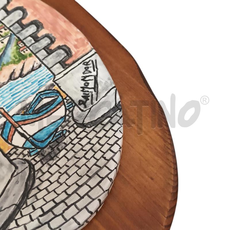 MEDAGLIONE CUPOLA CHIESA CON CASE  | Mercatino dell'Usato Napoli 4
