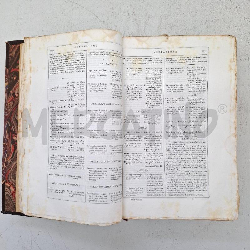 OPERE COMPLETE DI NICOLO' MACCHIAVELLI CITTADINO E SEGRETARIO 1833 | Mercatino dell'Usato Napoli 4