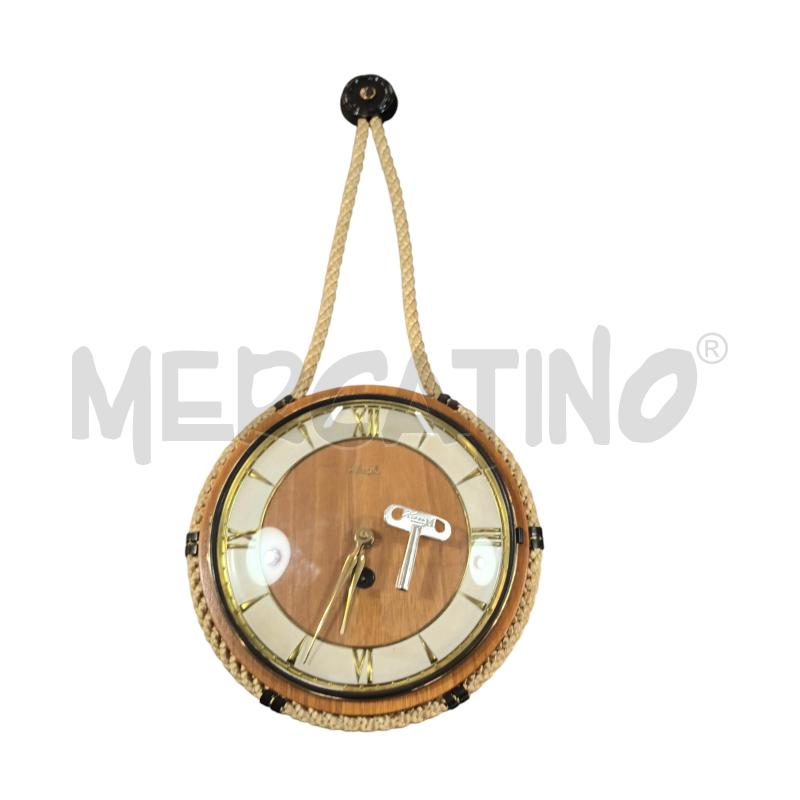 OROLOGIO DA PARETE KIENZLE LEGNO CORDA | Mercatino dell'Usato Napoli 1
