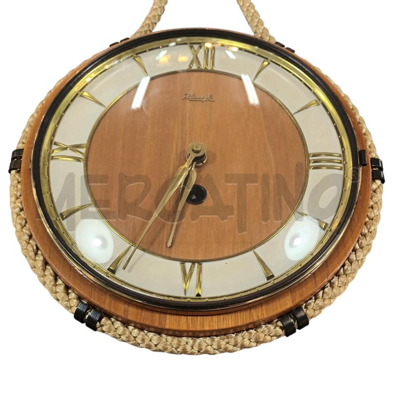 OROLOGIO DA PARETE KIENZLE LEGNO CORDA | Mercatino dell'Usato Napoli 2