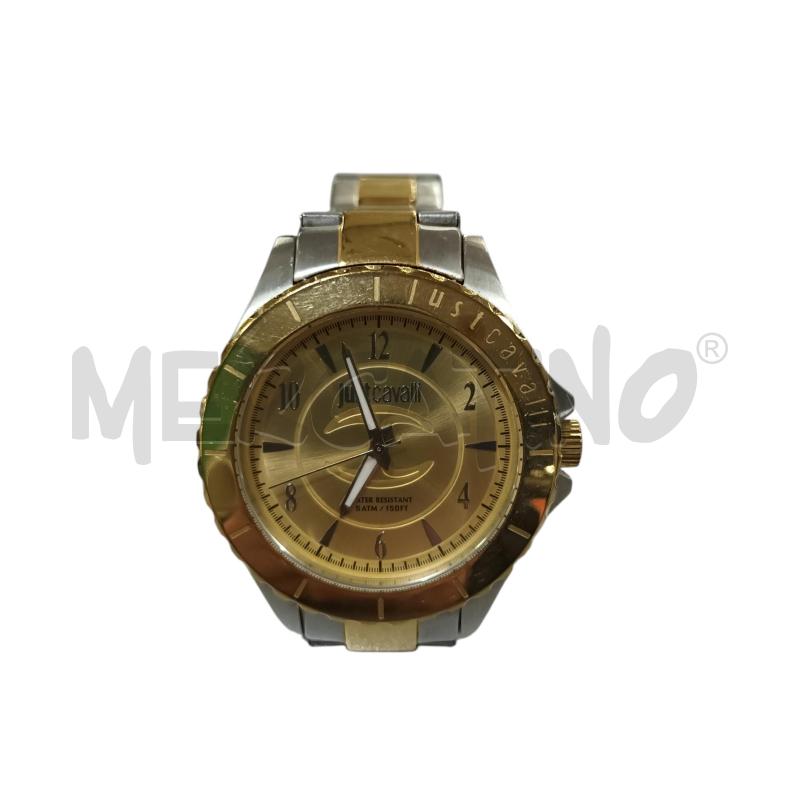 OROLOGIO DA POLSO JUST CAVALLI METALLO E DORATO | Mercatino dell'Usato Napoli 1