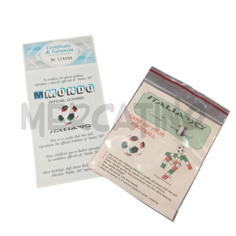 PALLONE CALCIO MONDIALI ITALIA 90 MONDO OLIVETTI | Mercatino dell'Usato Napoli 4