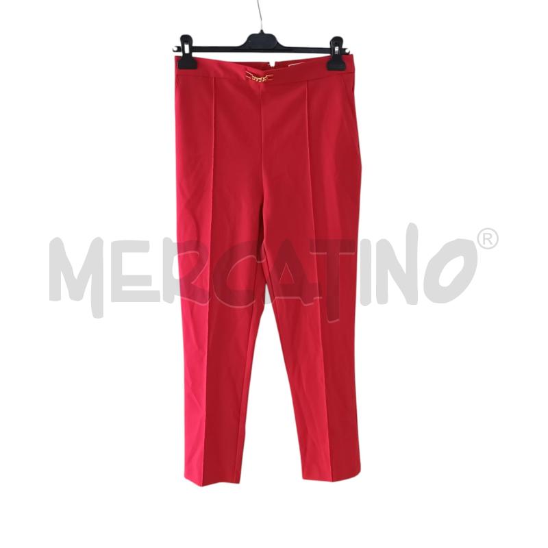 PANTALONE DONNA ELISABETTA FRANCHI ROSSO | Mercatino dell'Usato Napoli 1