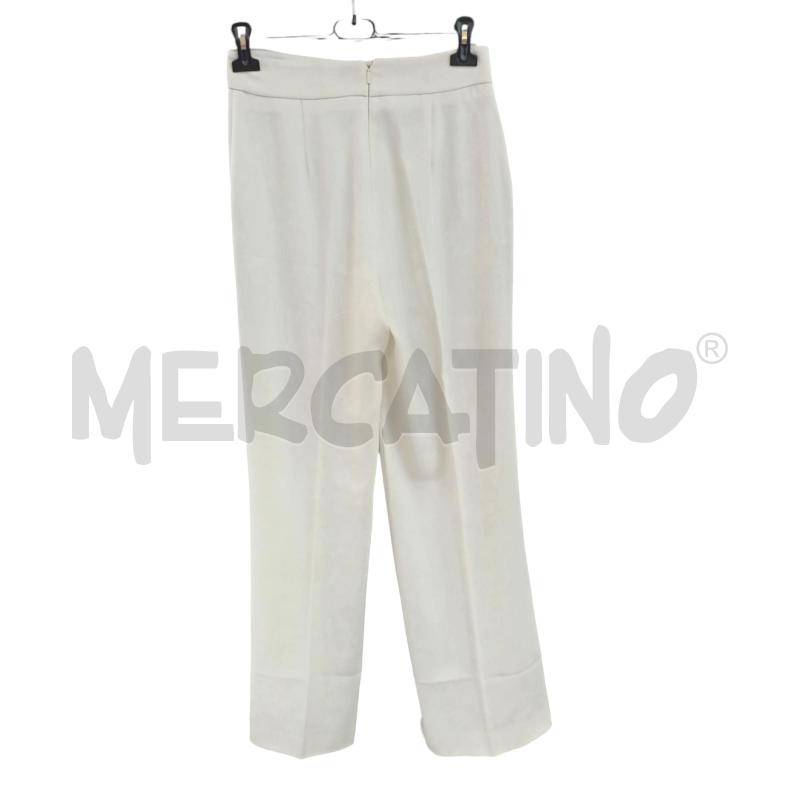 PANTALONE DONNA PINKO BIANCO  | Mercatino dell'Usato Napoli 3