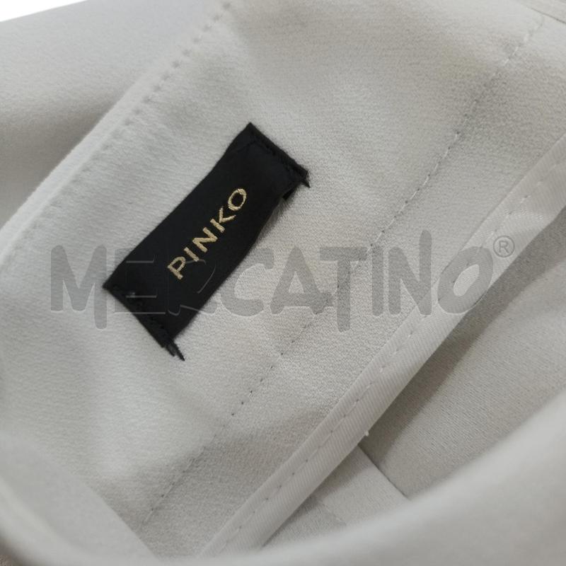 PANTALONE DONNA PINKO BIANCO  | Mercatino dell'Usato Napoli 4