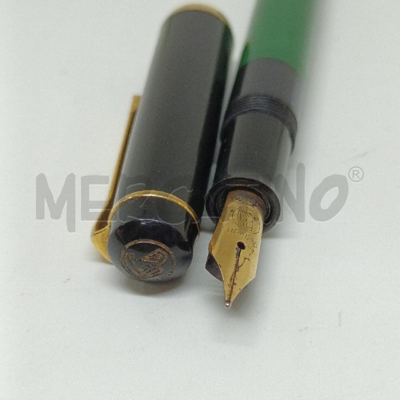 PENNA STILOGRAFICA PELIKAN NERA VERDE | Mercatino dell'Usato Napoli 2