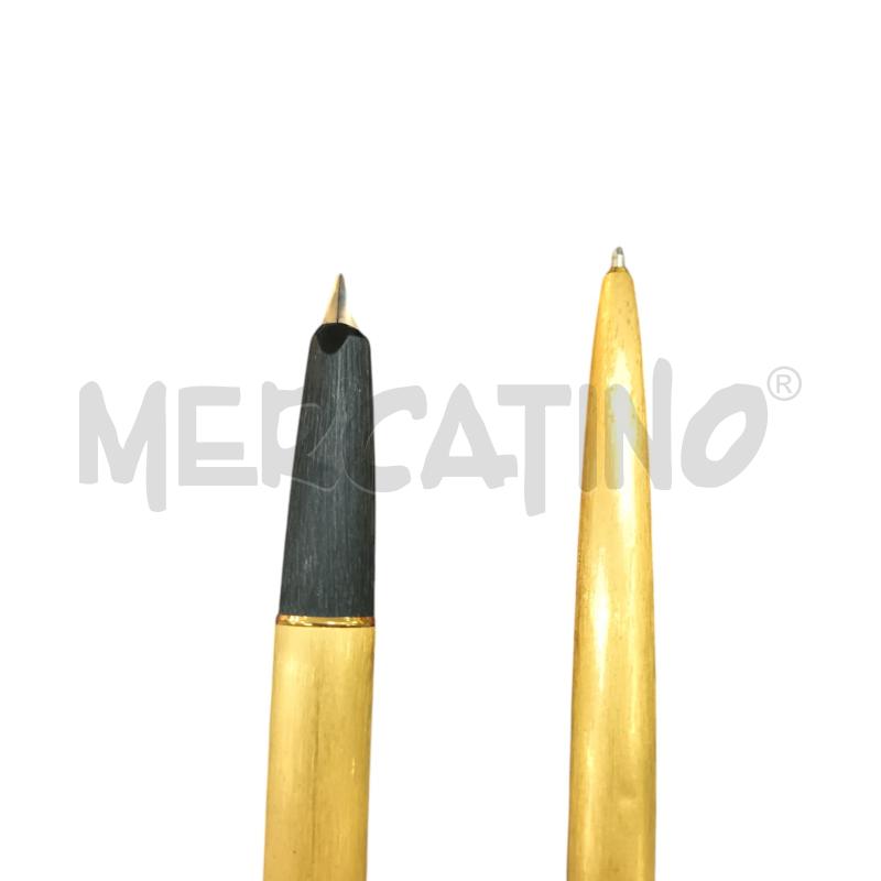 PENNA STILOGRAFICA + SFERA AURORA DORATE SATINATE | Mercatino dell'Usato Napoli 3