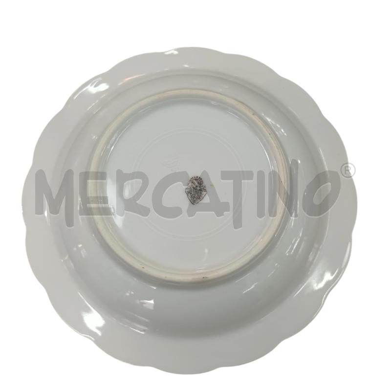 PIATTI PZ. 5 + COPERCHI BIANCHI POMO DORATO FIORE | Mercatino dell'Usato Napoli 5