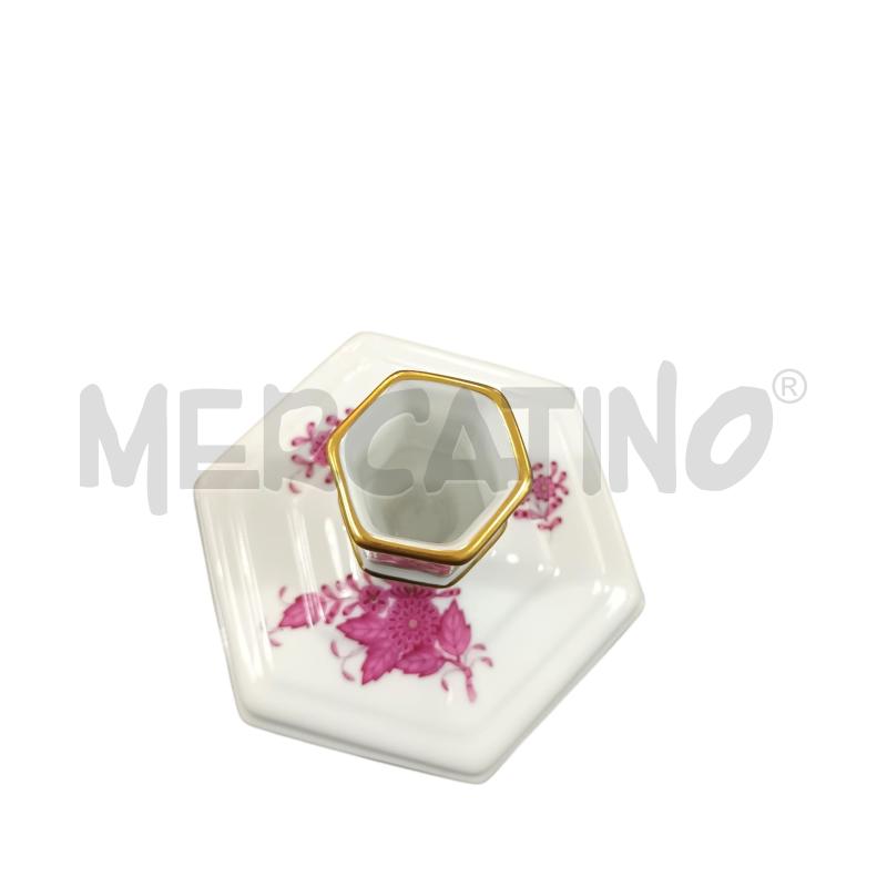PORTA CANDELA HEREMD BICANOC FIORE VIOLA | Mercatino dell'Usato Napoli 3