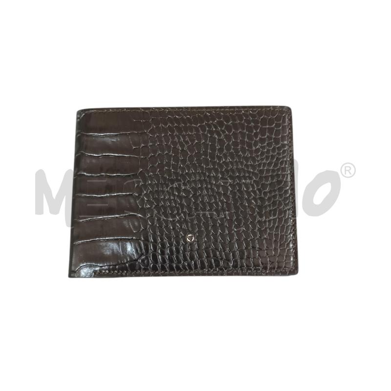 PORTA FOGLIO MARRONE MONT | Mercatino dell'Usato Napoli 1
