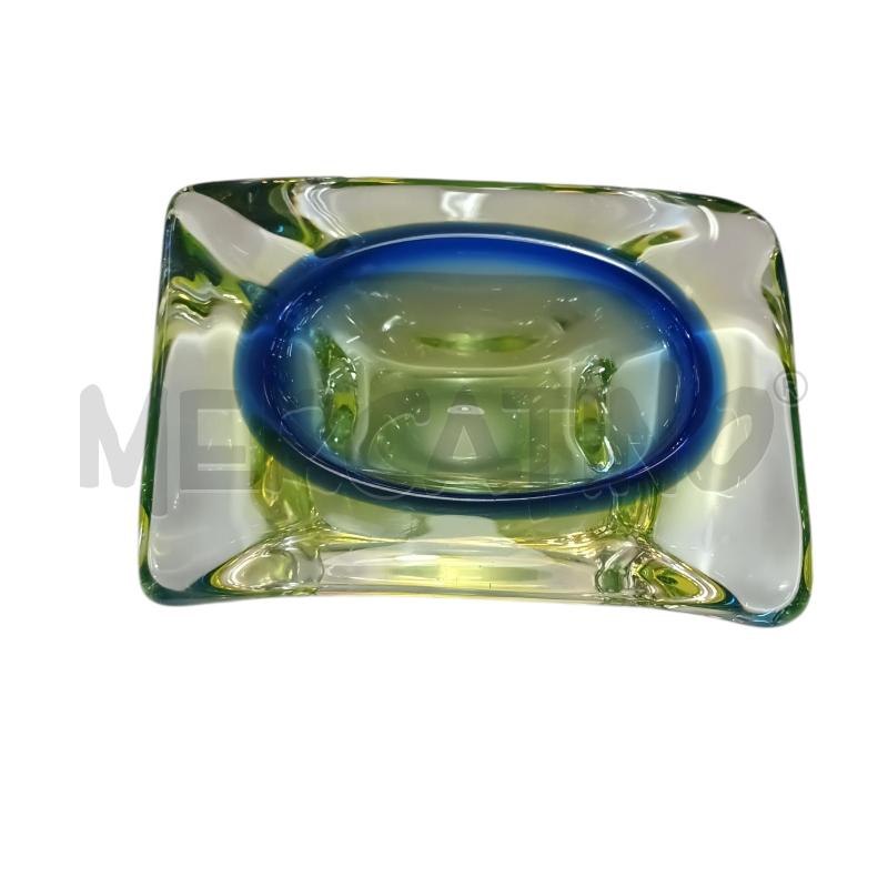 POSA CENERE RETTANGOLARE VERDE BLU | Mercatino dell'Usato Napoli 4